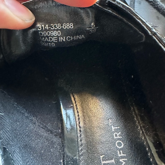 NEXT Forever Comfort Black Brogue Detail Chunky Sole Lace Up Loafer Shoes Size 5 - Picture 11 of 12